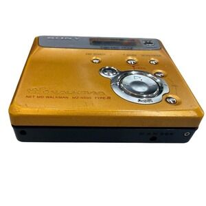 Sony Walkman MZ-N505 Net MD MiniDisc Recorder Type-R MDLP Tested No Back Cover